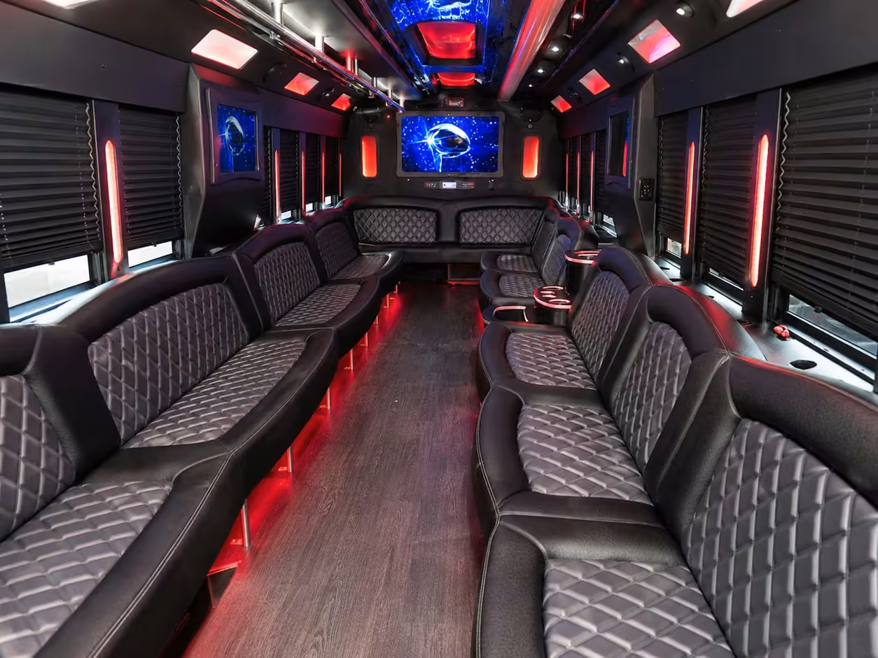 new orleans party bus interior
